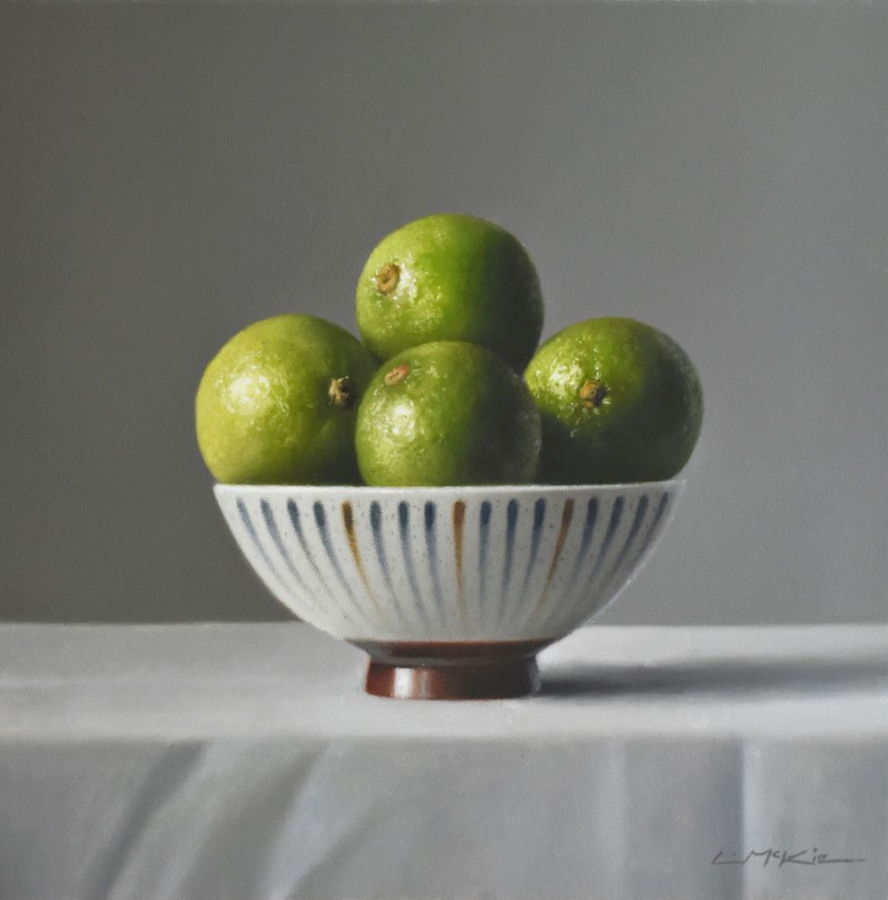 Limes in Japanese Bowl